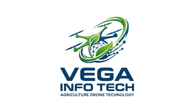 Vega Info Tech Logo on Agriculture drone services in India