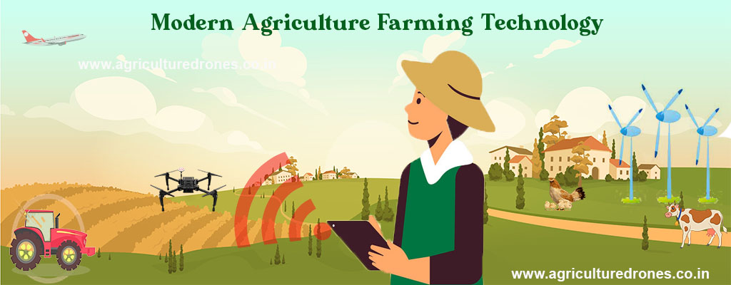 Modern agriculture farming technology