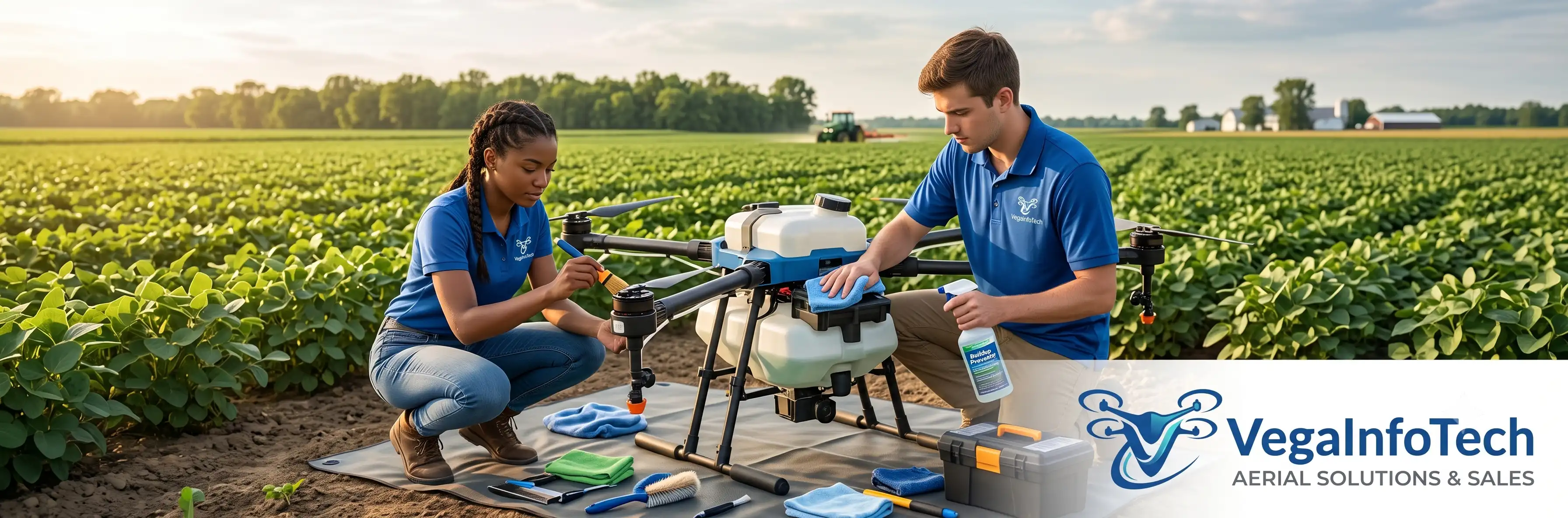 Cleaning The Drone